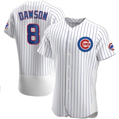 Men's Andre Dawson Chicago Cubs Authentic White Home Jersey