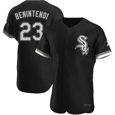 Men's Andrew Benintendi Chicago White Sox Authentic Black Alternate Jersey