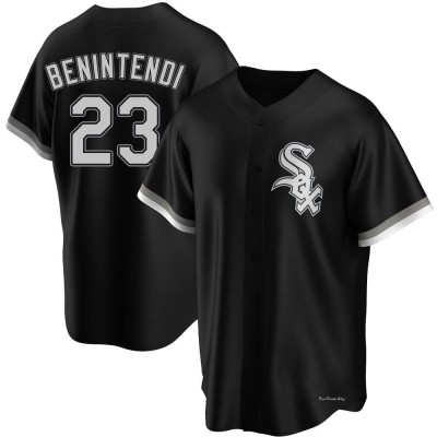 Men's Andrew Benintendi Chicago White Sox Replica Black Alternate Jersey