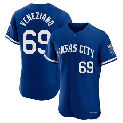 Men's Anthony Veneziano Kansas City Royals Authentic Royal 2022 Alternate Jersey