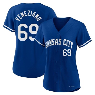 Men's Anthony Veneziano Kansas City Royals Replica Royal 2022 Alternate Jersey