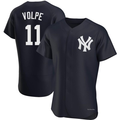 Men's Anthony Volpe New York Yankees Authentic Navy Alternate Jersey