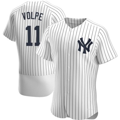 Men's Anthony Volpe New York Yankees Authentic White Home Jersey