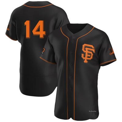 Men's Atlee Hammaker San Francisco Giants Authentic Black Alternate Jersey