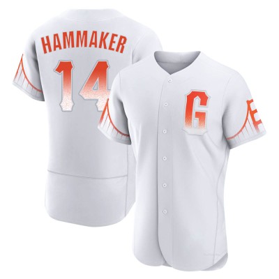 Men's Atlee Hammaker San Francisco Giants Authentic White 2021 City Connect Jersey