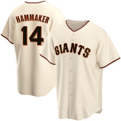 Men's Atlee Hammaker San Francisco Giants Replica Cream Home Jersey