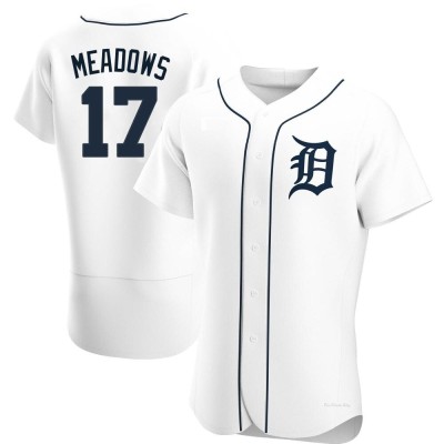 Men's Austin Meadows Detroit Tigers Authentic White Home Jersey