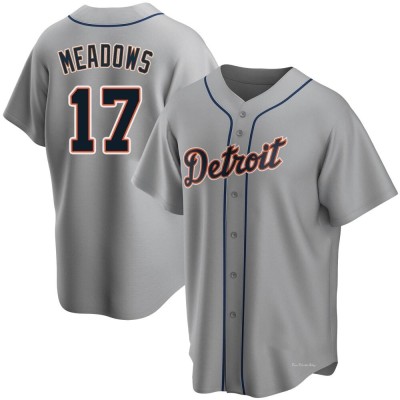 Men's Austin Meadows Detroit Tigers Replica Gray Road Jersey