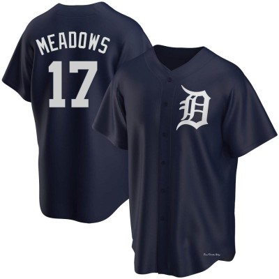 Men's Austin Meadows Detroit Tigers Replica Navy Alternate Jersey