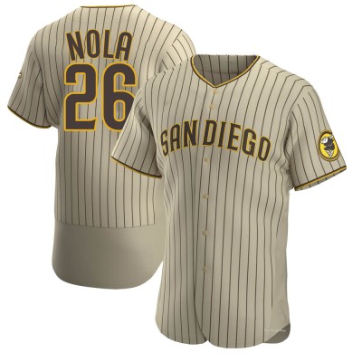 Men's Austin Nola San Diego Padres Authentic Tan/Brown Alternate Jersey