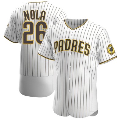 Men's Austin Nola San Diego Padres Authentic White/Brown Home Jersey