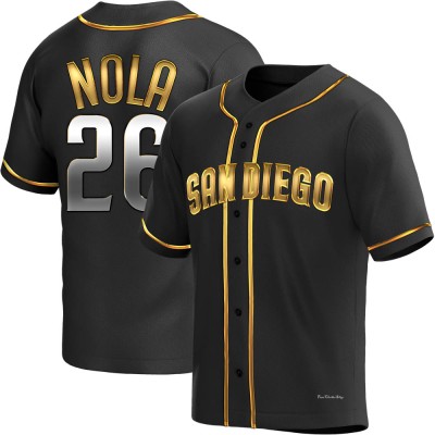 Men's Austin Nola San Diego Padres Replica Black Golden Alternate Jersey