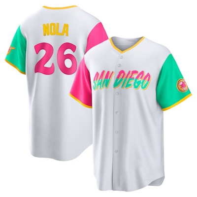 Men's Austin Nola San Diego Padres Replica White 2022 City Connect Jersey