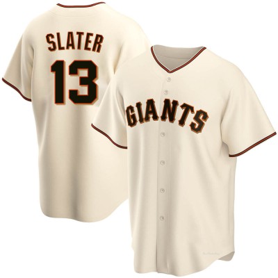 Men's Austin Slater San Francisco Giants Replica Cream Home Jersey