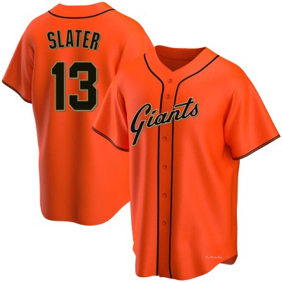 Men's Austin Slater San Francisco Giants Replica Orange Alternate Jersey