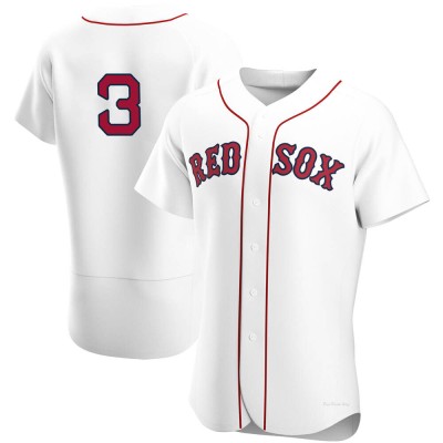 Men's Babe Ruth Boston Red Sox Authentic White Home Team Jersey