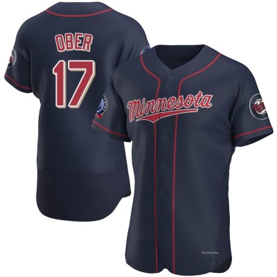 Men's Bailey Ober Minnesota Twins Authentic Navy Alternate 60th Season Jersey