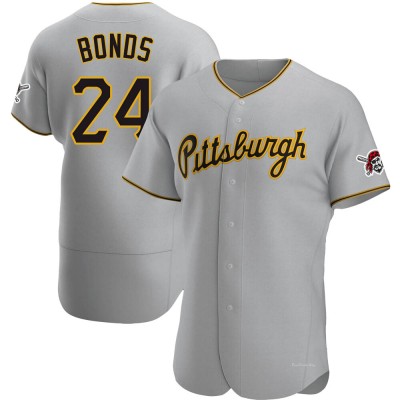 Men's Barry Bonds Pittsburgh Pirates Authentic Gray Road Jersey