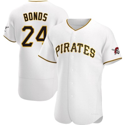 Men's Barry Bonds Pittsburgh Pirates Authentic White Home Jersey