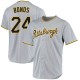 Men's Barry Bonds Pittsburgh Pirates Replica Gray Road Jersey