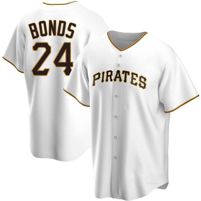 Men's Barry Bonds Pittsburgh Pirates Replica White Home Jersey