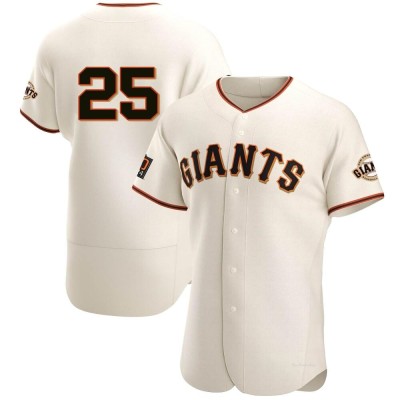 Men's Barry Bonds San Francisco Giants Authentic Cream Home Jersey