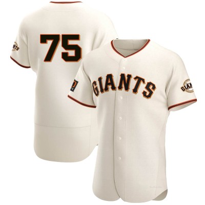 Men's Barry Zito San Francisco Giants Authentic Cream Home Jersey