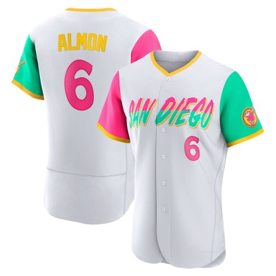 Men's Bill Almon San Diego Padres Authentic White 2022 City Connect Jersey