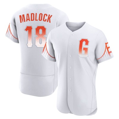 Men's Bill Madlock San Francisco Giants Authentic White 2021 City Connect Jersey