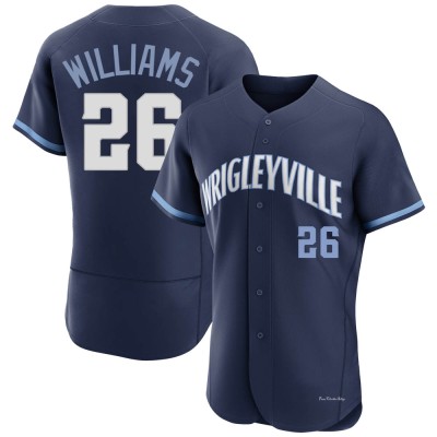 Men's Billy Williams Chicago Cubs Authentic Navy 2021 City Connect Jersey