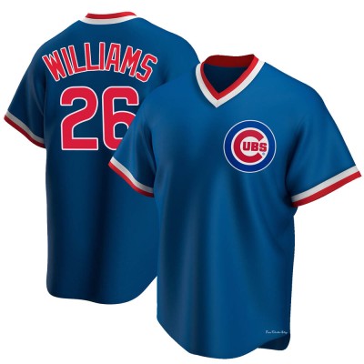 Men's Billy Williams Chicago Cubs Replica Royal Road Cooperstown Collection Jersey