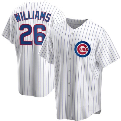 Men's Billy Williams Chicago Cubs Replica White Home Jersey