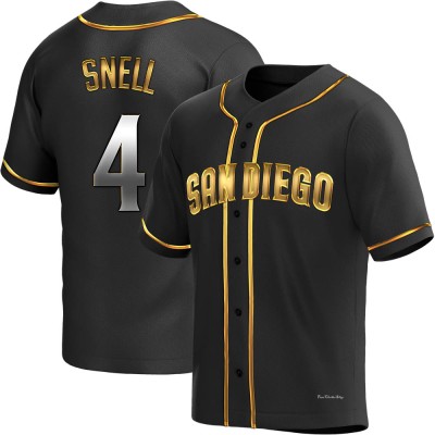 Men's Blake Snell San Diego Padres Replica Black Golden Alternate Jersey