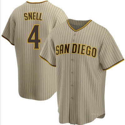 Men's Blake Snell San Diego Padres Replica Sand/Brown Alternate Jersey