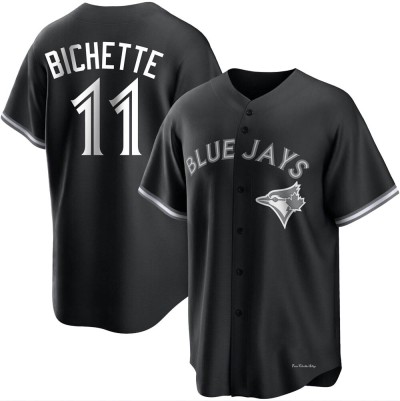 Men's Bo Bichette Toronto Blue Jays Replica Black/White Jersey