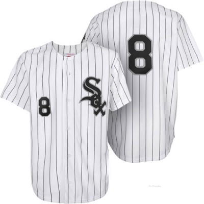 Men's Bo Jackson Chicago White Sox Replica White 1993 Throwback Jersey