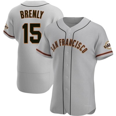 Men's Bob Brenly San Francisco Giants Authentic Gray Road Jersey