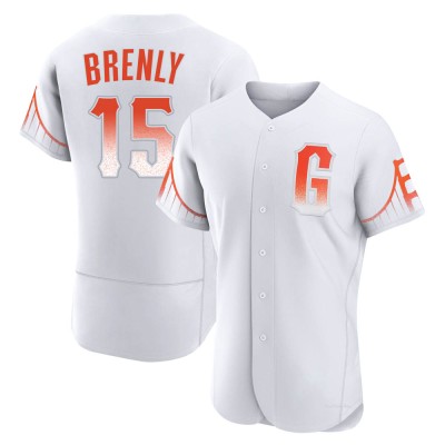 Men's Bob Brenly San Francisco Giants Authentic White 2021 City Connect Jersey