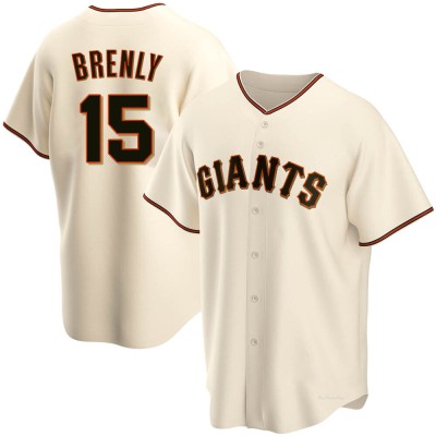 Men's Bob Brenly San Francisco Giants Replica Cream Home Jersey