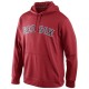 Men's Boston Red Sox Red KO Wordmark Perfomance Hoodie -