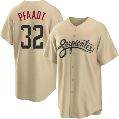 Men's Brandon Pfaadt Arizona Diamondbacks Replica Gold 2021 City Connect Cool Base Jersey