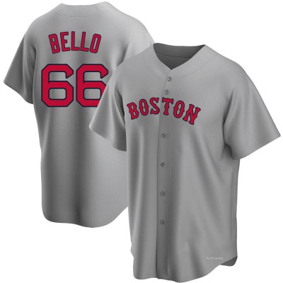 Men's Brayan Bello Boston Red Sox Replica Gray Road Jersey