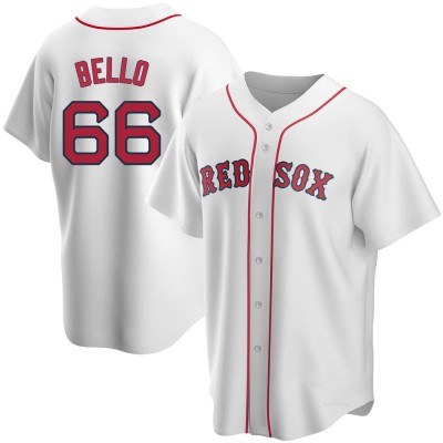 Men's Brayan Bello Boston Red Sox Replica White Home Jersey