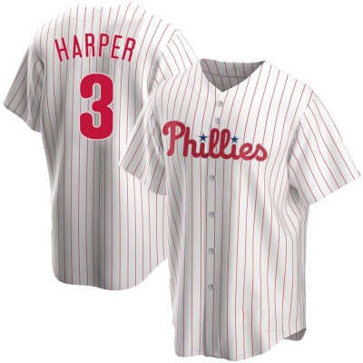 Men's Bryce Harper Philadelphia Phillies Replica White Home Jersey