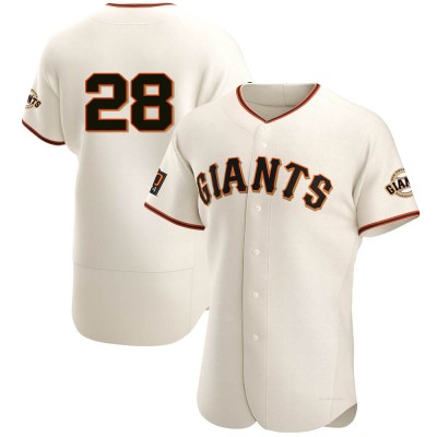 Men's Buster Posey San Francisco Giants Authentic Cream Home Jersey