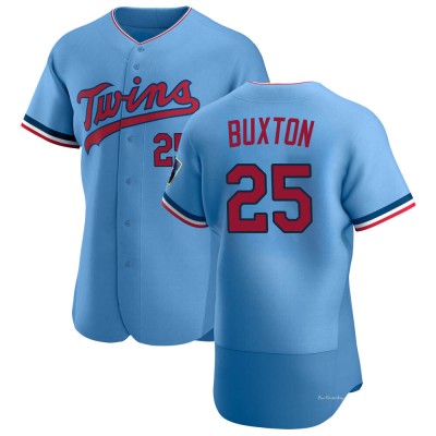 Men's Byron Buxton Minnesota Twins Authentic Light Blue Alternate Jersey