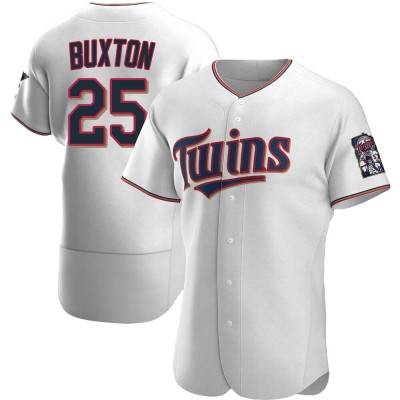 Men's Byron Buxton Minnesota Twins Authentic White Home Jersey