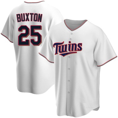 Men's Byron Buxton Minnesota Twins Replica White Home Jersey