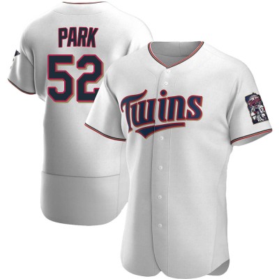 Men's Byung-Ho Park Minnesota Twins Authentic White Home Jersey