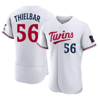 Men's Caleb Thielbar Minnesota Twins Authentic White Home Jersey